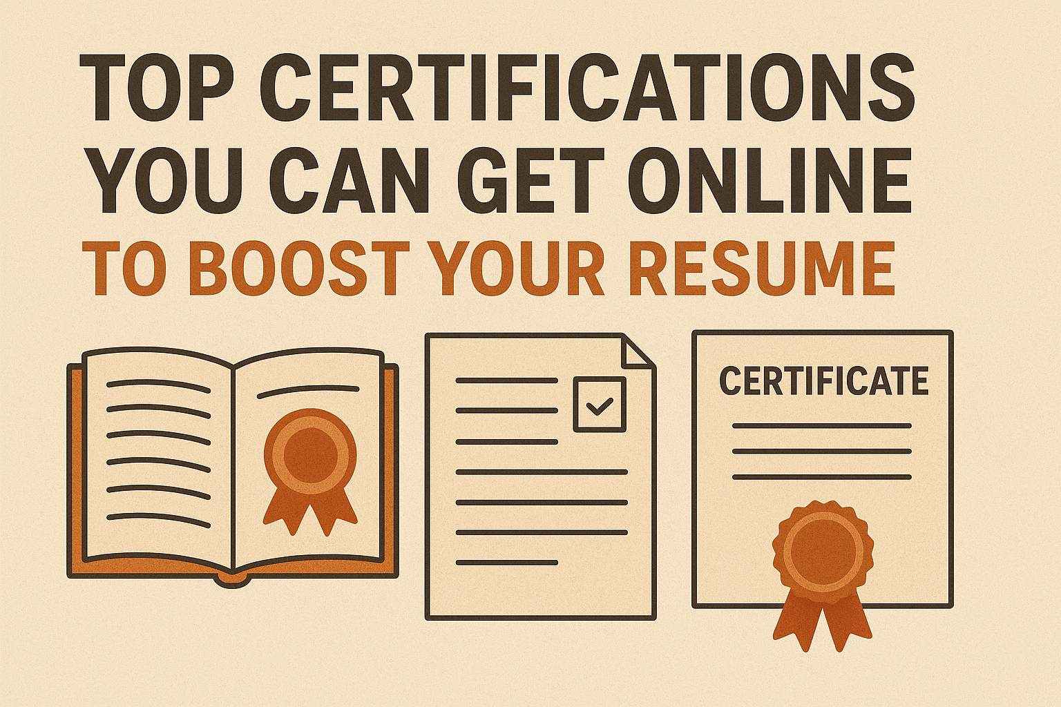 Top Certifications You Can Get Online to Boost Your Resume