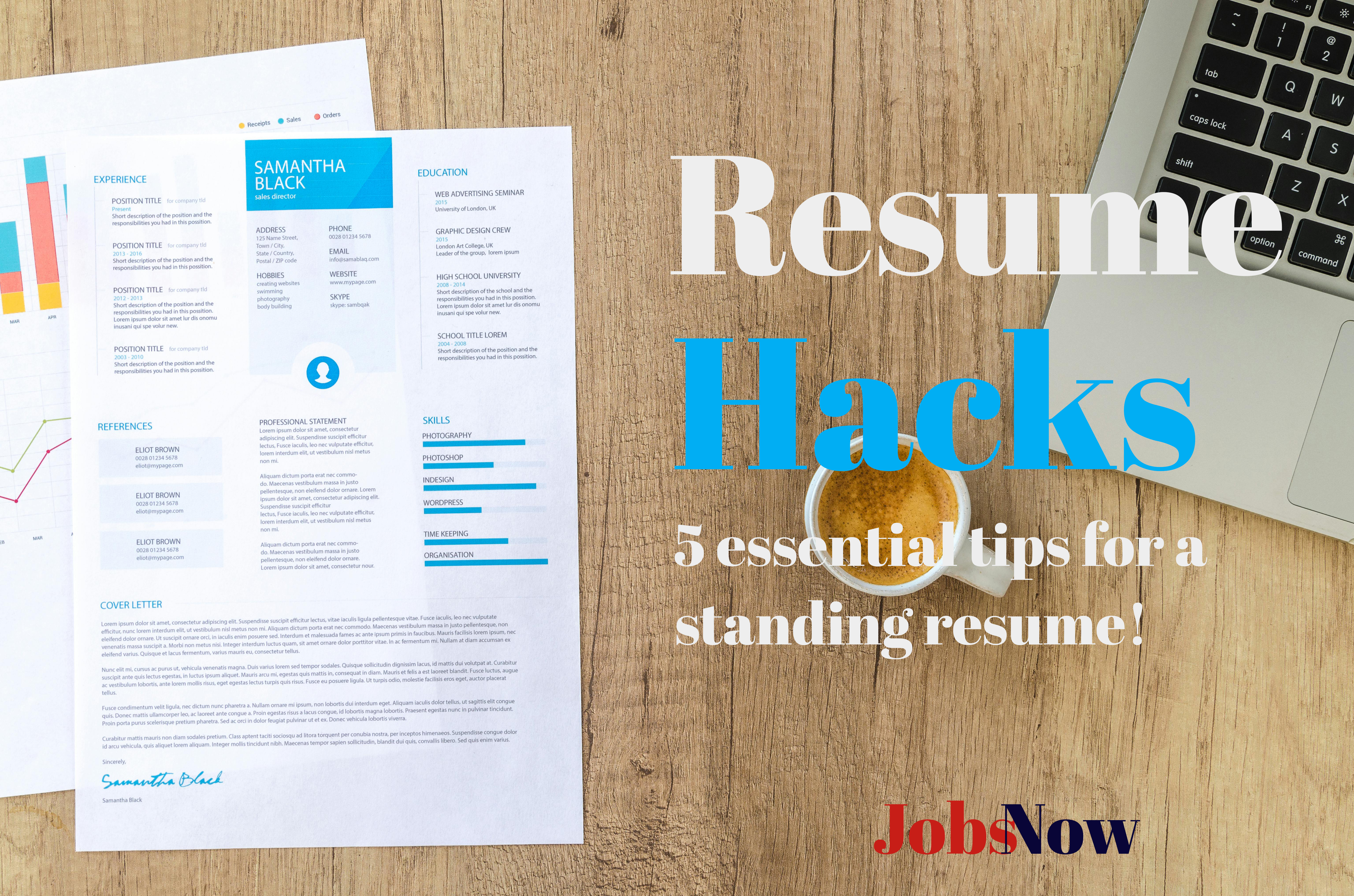 Hacks For your Resume to Stand out!