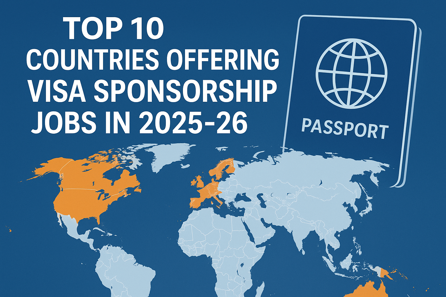 Top 10 Countries Offering Visa Sponsorship Jobs in 2025-26